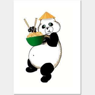 Eating panda Posters and Art